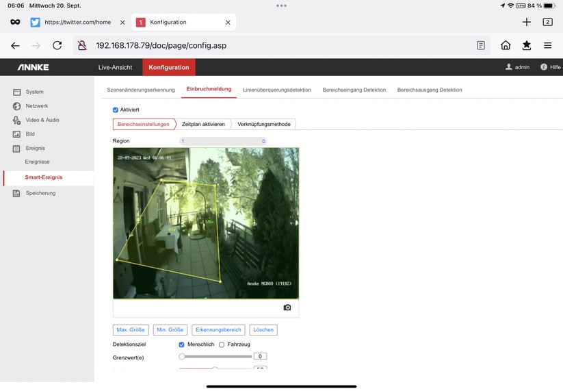 4K-Überwachungskamera Annke NC800