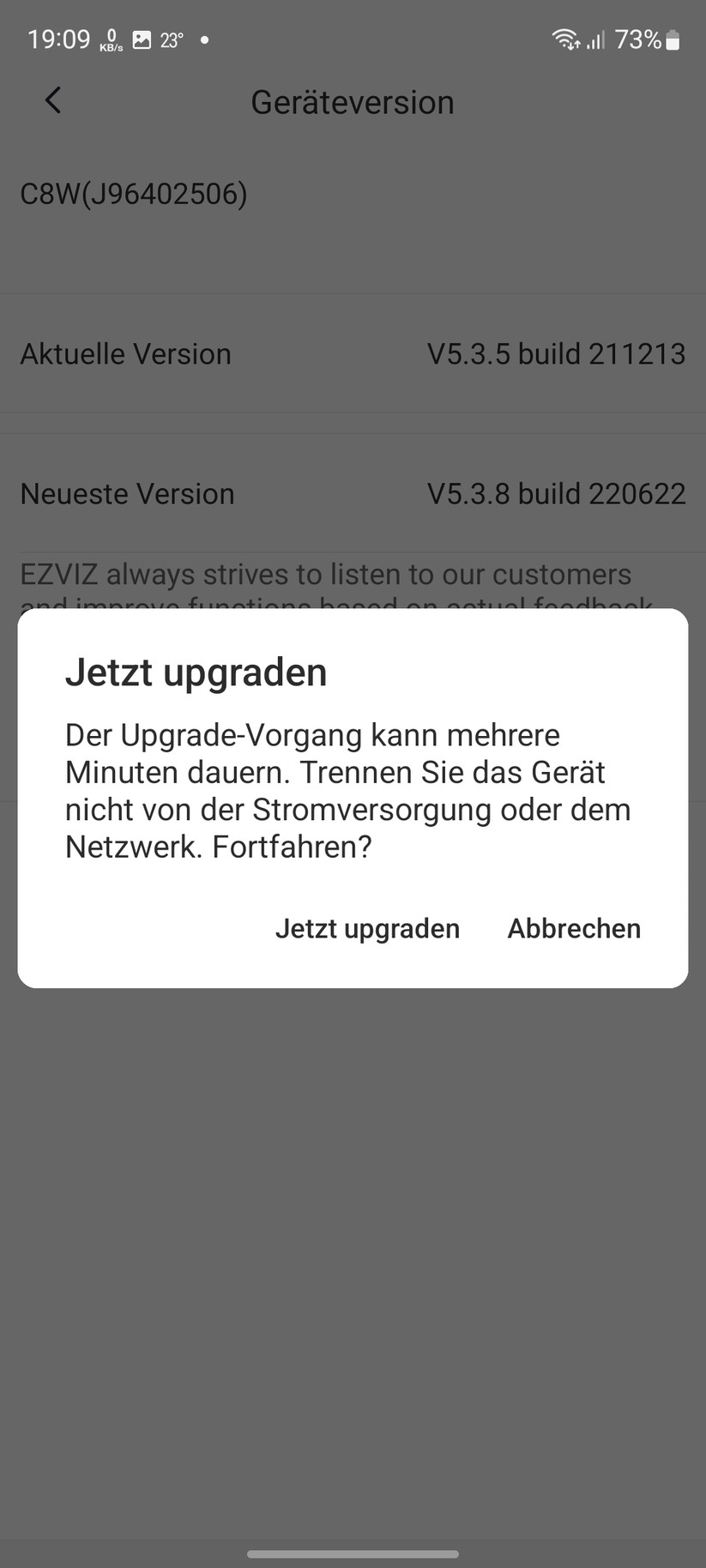 Ezviz C8W Pro 2K: Einrichtung