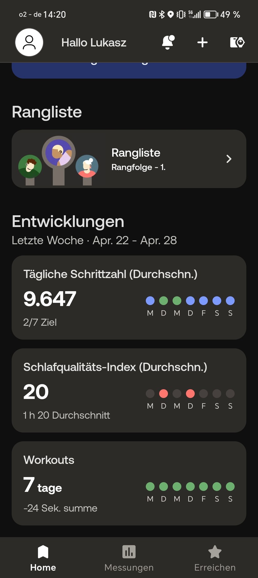 Withings Scanwatch Nova - App