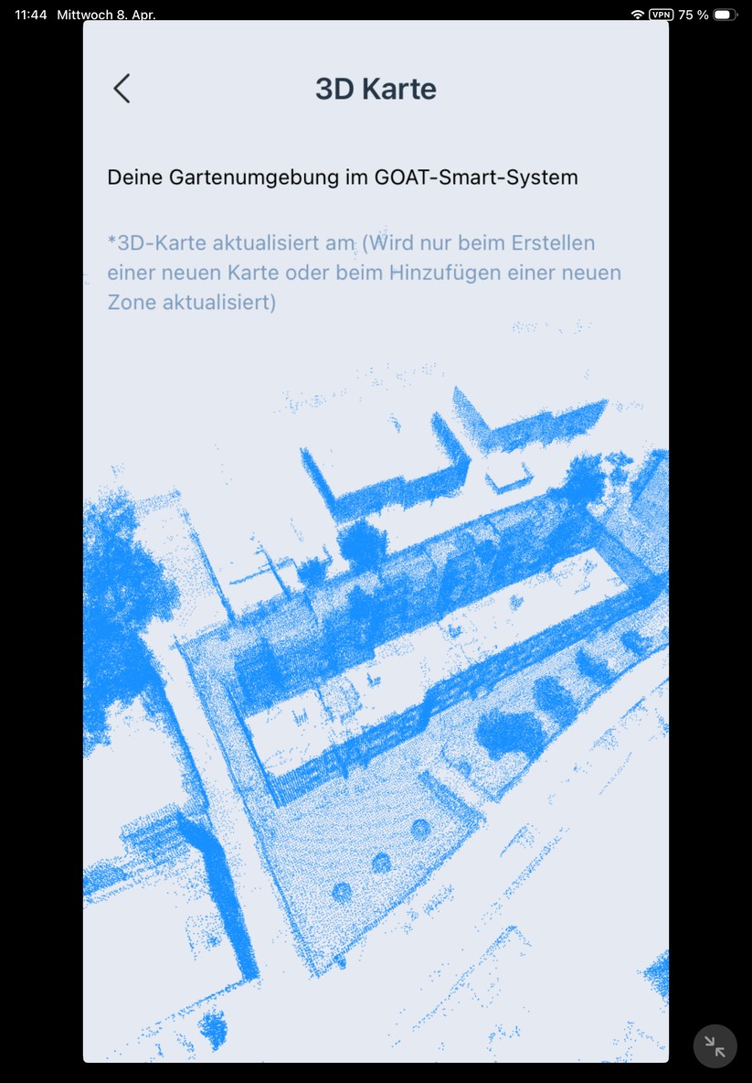 So sieht die LiDAR-Einheit die Umgebung.