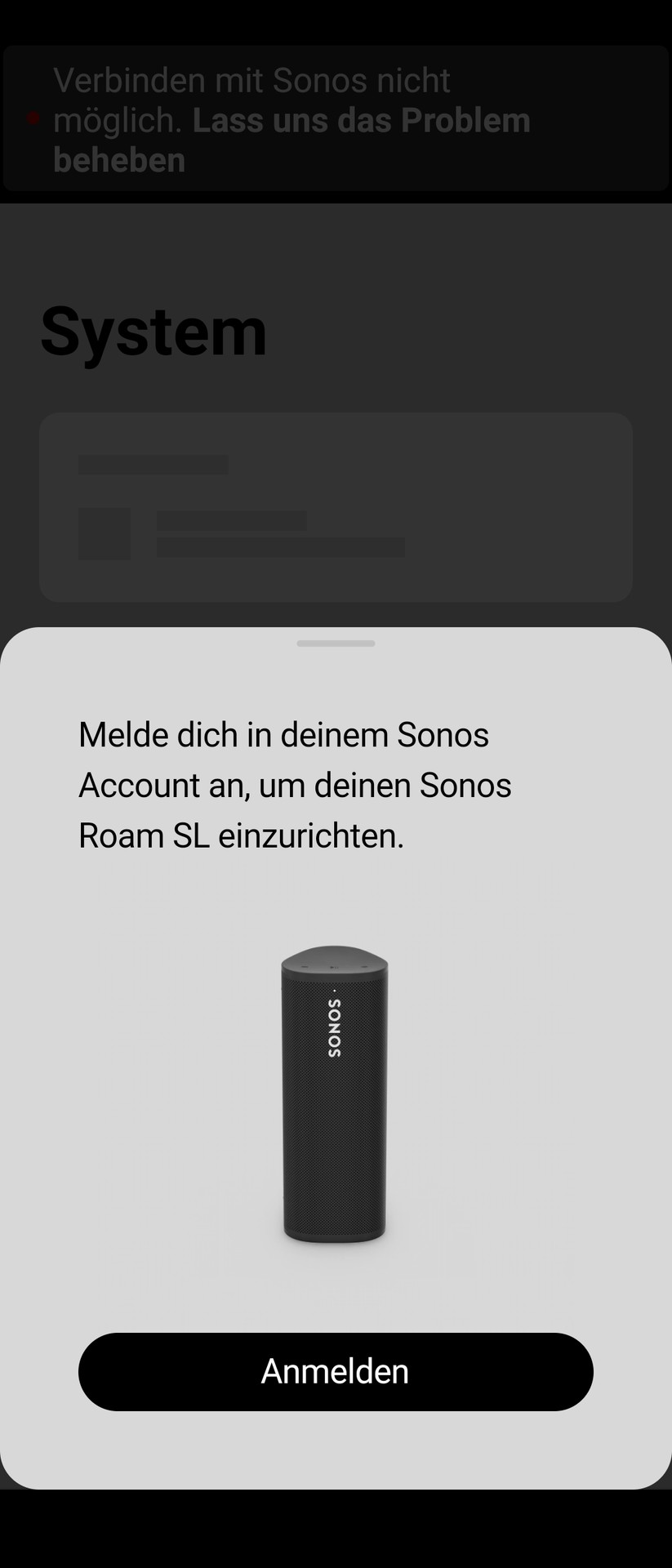 Sonos Roam SL - App 