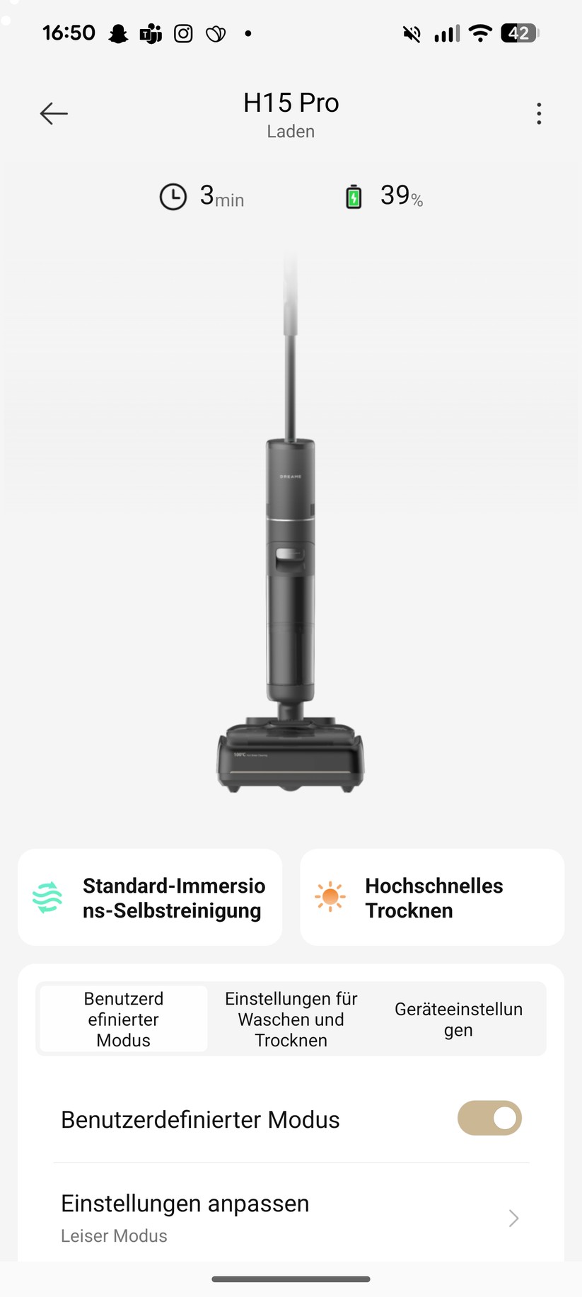 Dreame H15 Pro – App