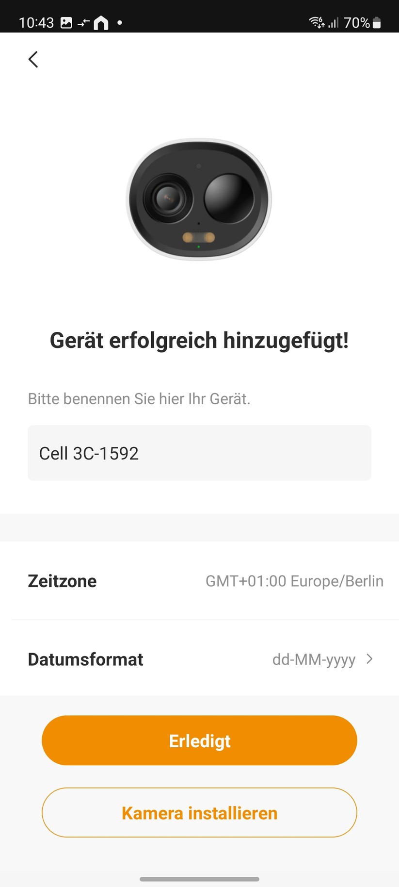 Imou Cell 3C: Setup mit App Imou Life