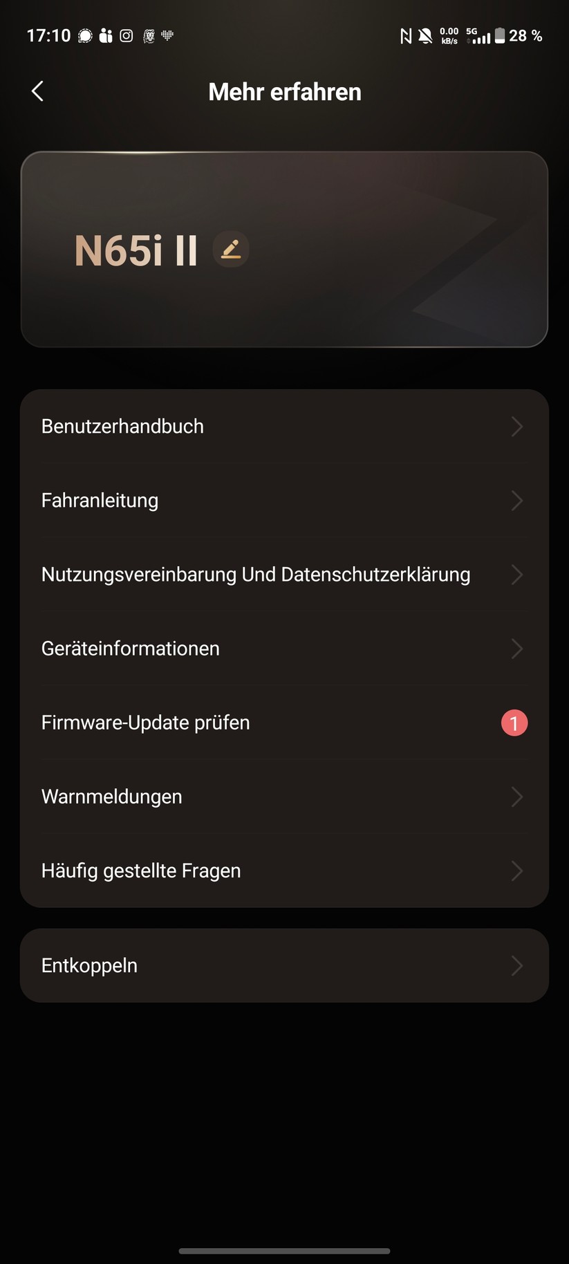 Navee N65i II Screenshot