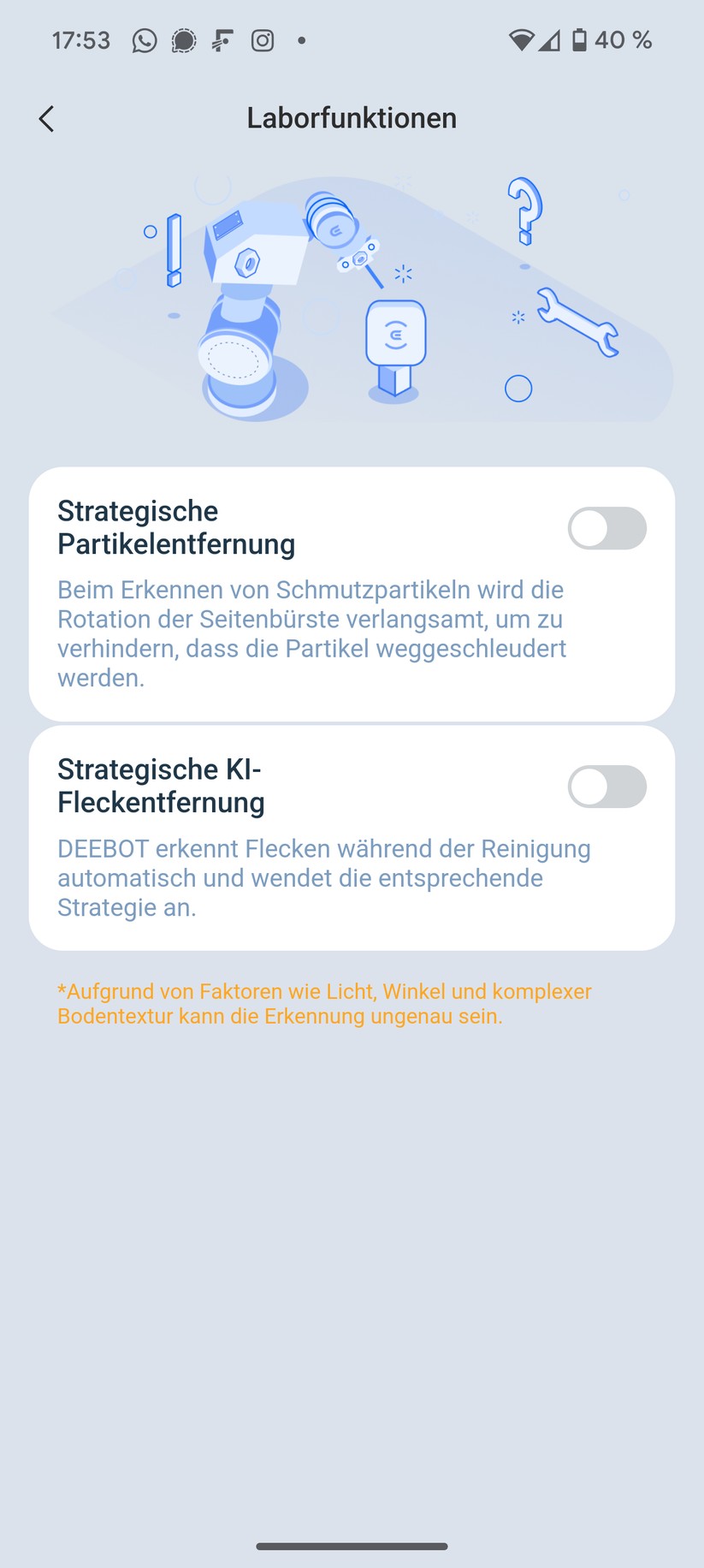 Ecovacs T80 Omni – App & Reinigung