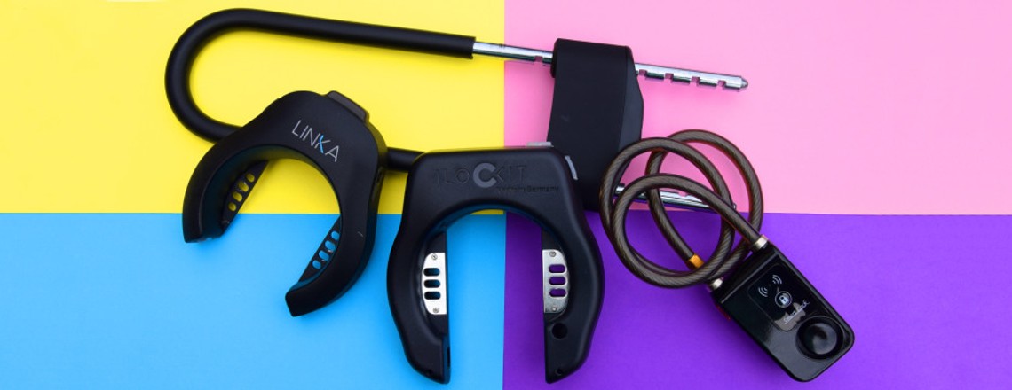 Vier smarte Fahrradschlösser im Vergleichstest