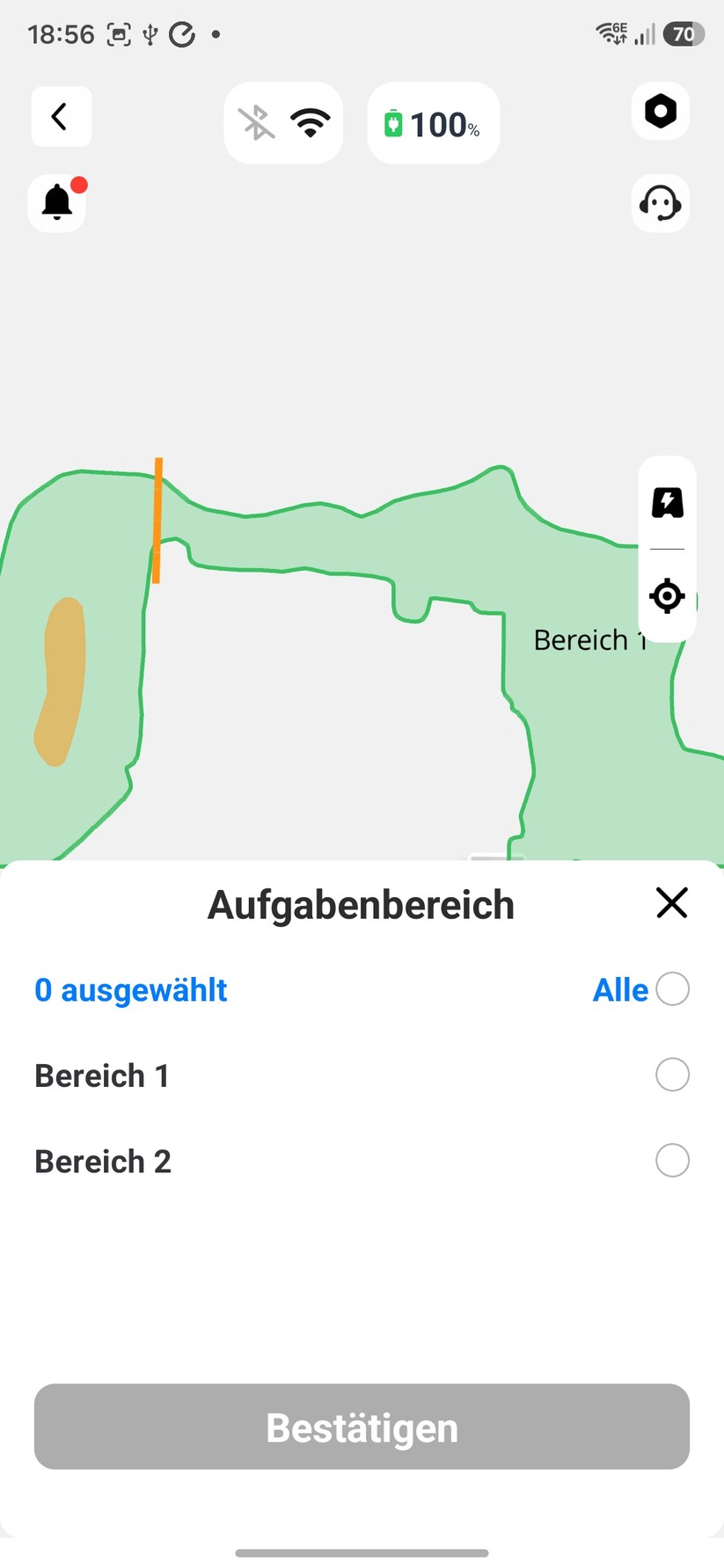 Mammotion Luba Mini 2 AWD 1500: Die Mammotion-App bietet sehr viele nützliche Einstellungsmöglichkeiten.