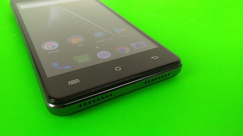 Die haptischen Android-Buttons sind nicht beleuchtet.