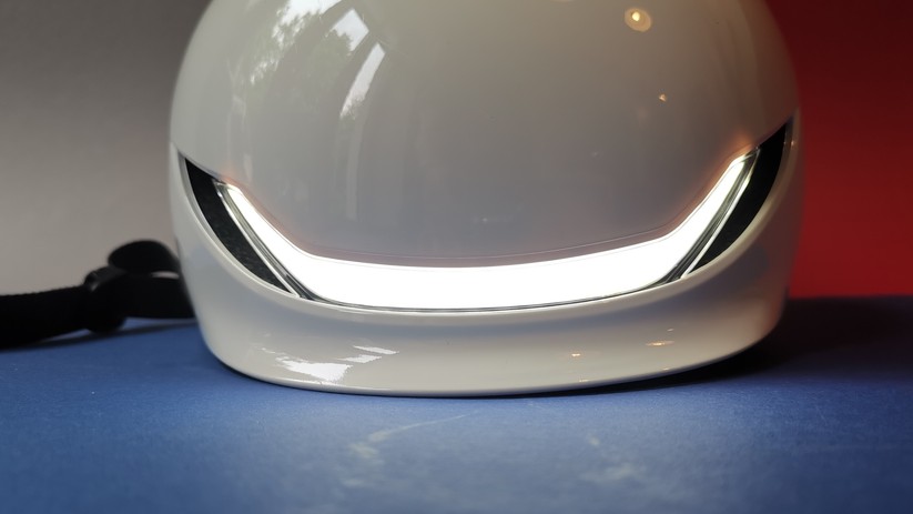 Die Lichtleistung der LEDs hellt Nachts die Gegend auf. 