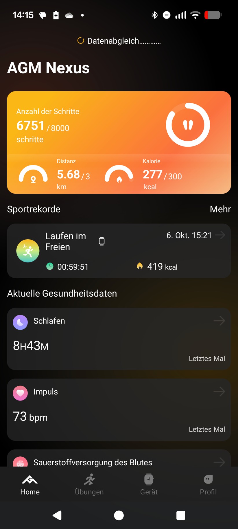 AGM Watch Legion Pro - App