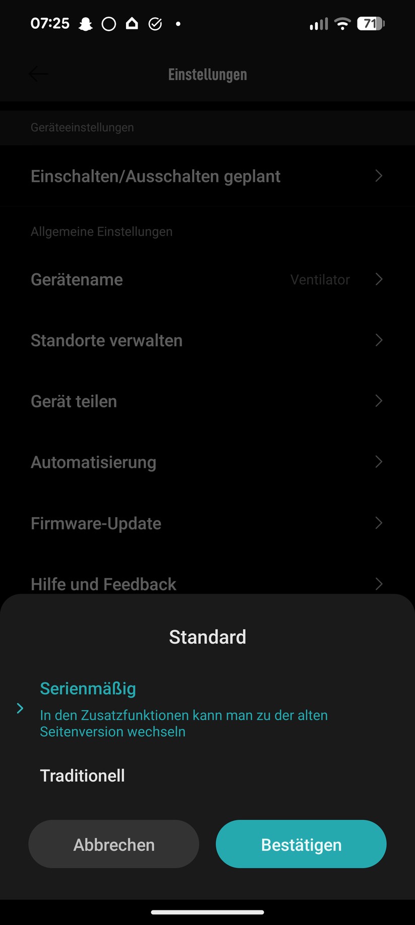 Xiaomi Mi Standing Fan 2 Screenshot