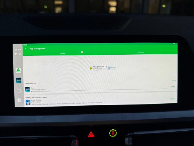 Die kleine Werbung ist schon fieser. Keine Angst, Sie sollen klicken – einen Virus gibt es hier nicht. 