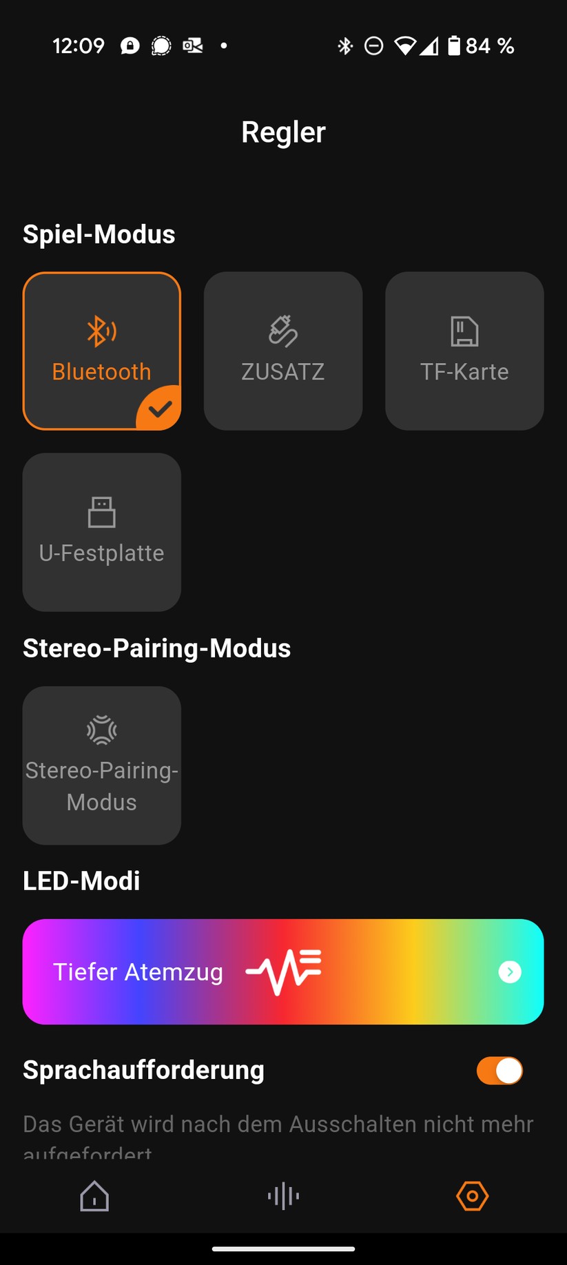 Tronsmart Mirtune S100 Screenshot