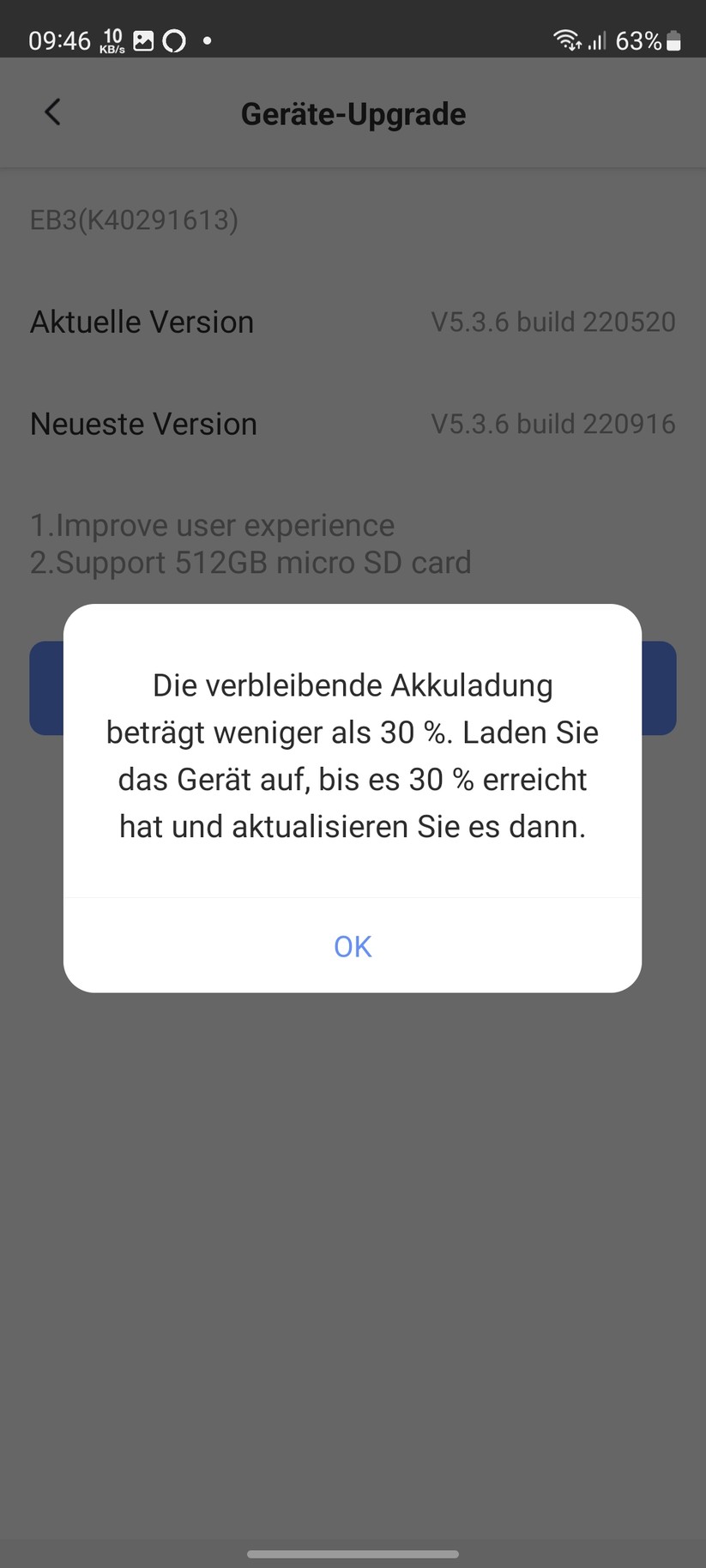 Ezviz EB3: Inbetriebnahme