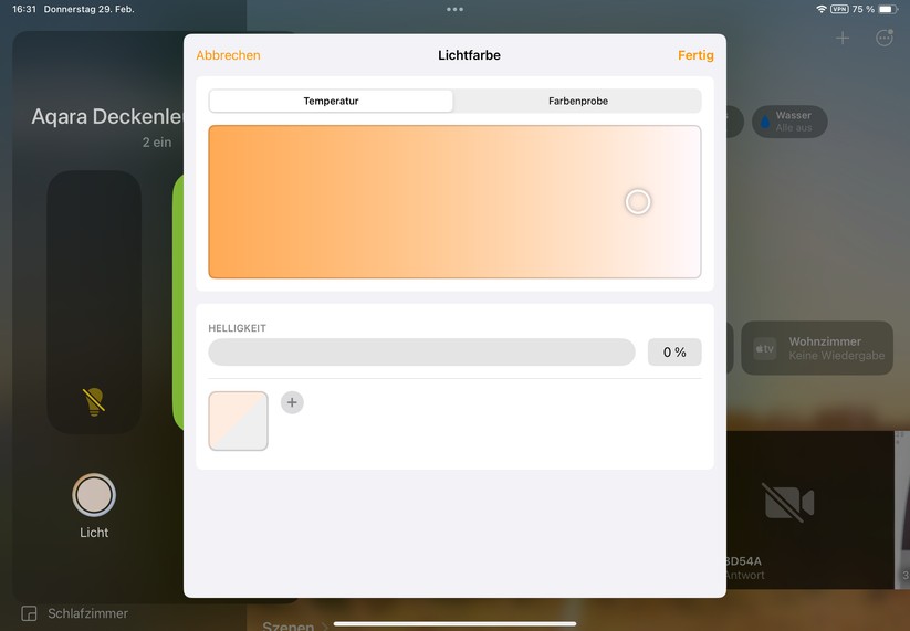 Dank Matter-Kompatibilität lässt sich die Aqara-Deckenleuchte unter anderem auch über Apple Home, Homey Pro und Home Assistant steuern. 