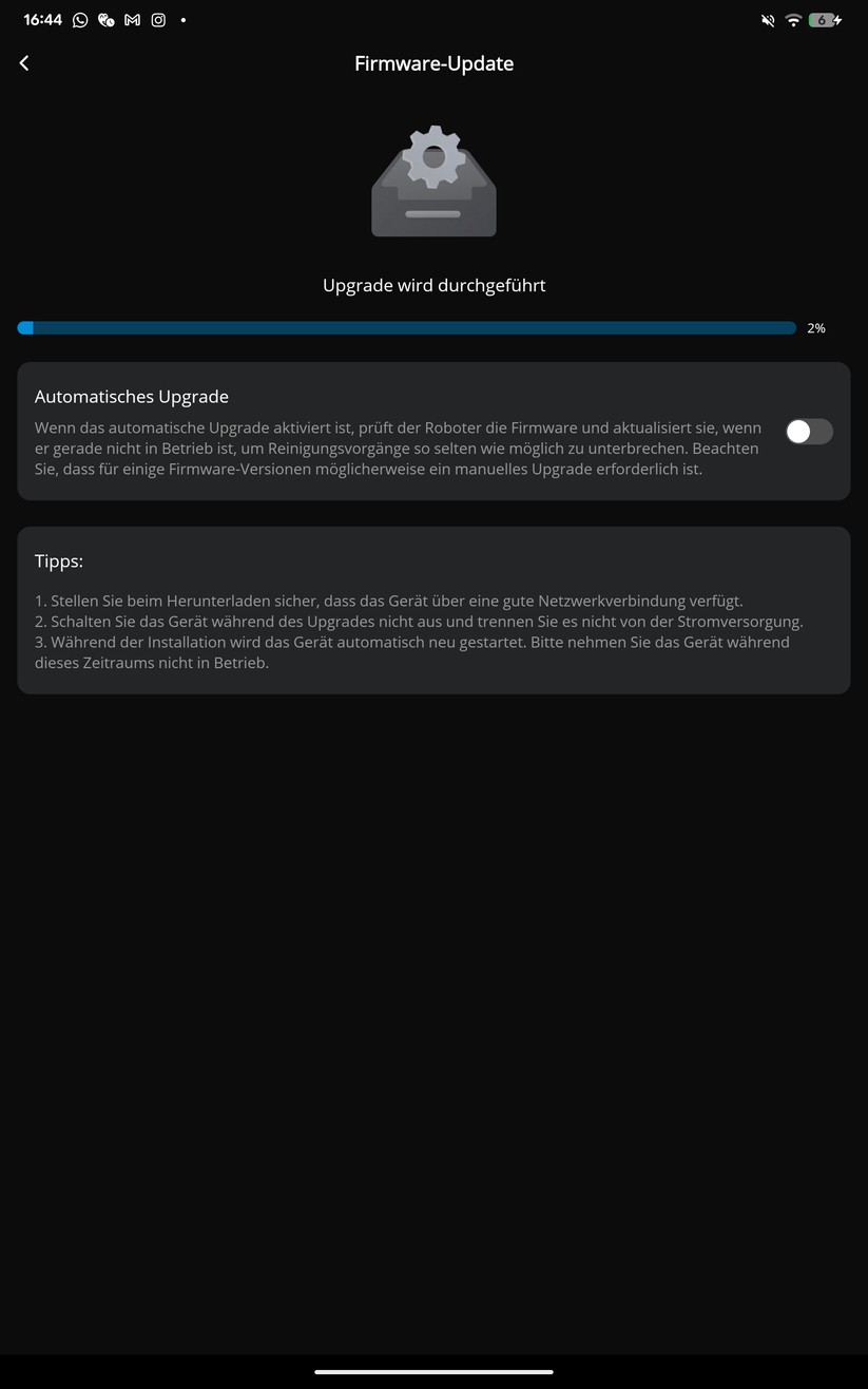 Eufy Omni E28 Hydrojet – App