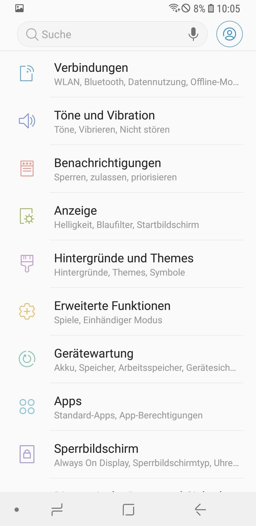 Geräteeinstellungen