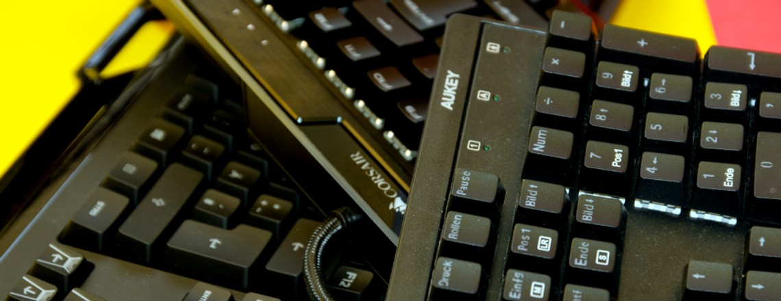 Vier mechanische RGB-Tastaturen im Vergleich