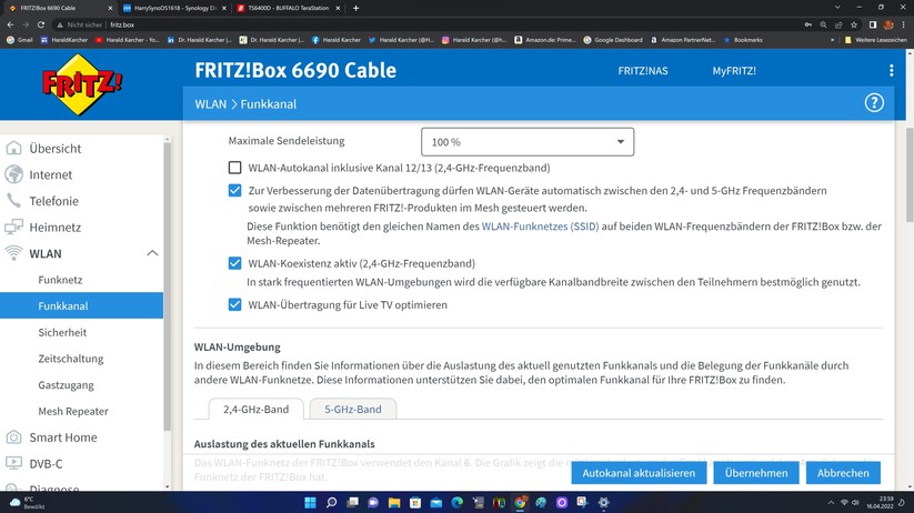 Fritzbox 6690 Cable - Konfiguration 