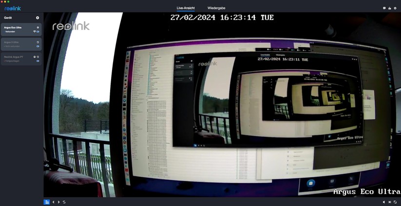 Reolink Argus Eco Ultra: Einstellungen mit Desktop-App