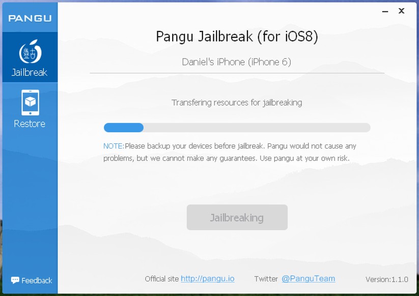 8. Jailbreak läuft