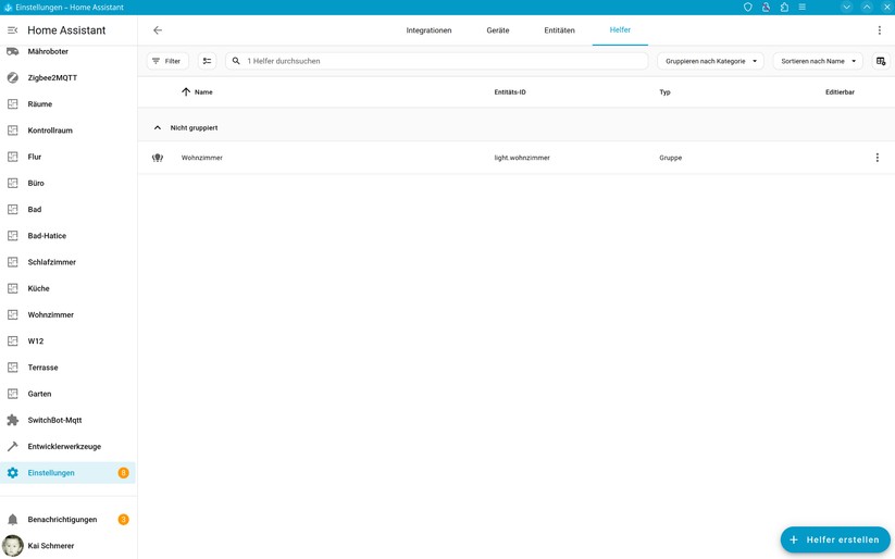  Helfer einrichten für Energy Dashboard