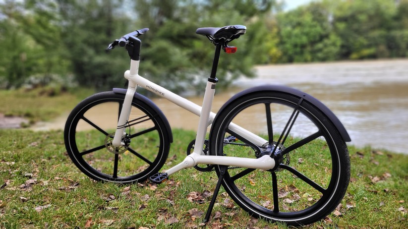 Honbike Uni 4: Designer-Pedelec mit 432-Wh-Akku im Rahmen und Riemenantrieb