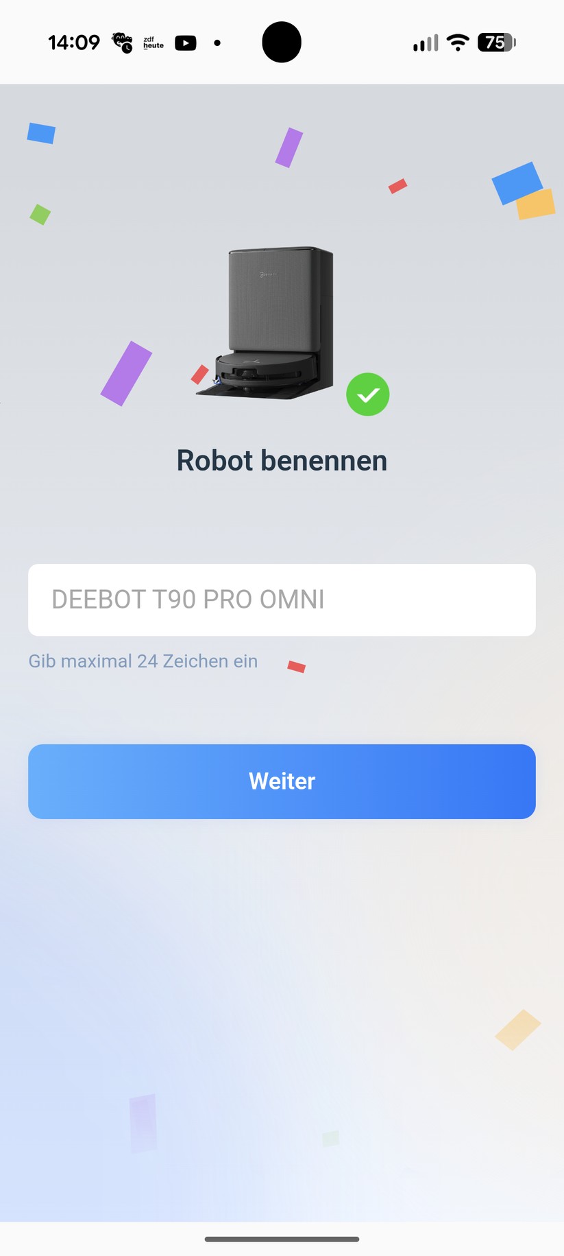 Ecovacs T90 Pro Omni – App & Einrichtung