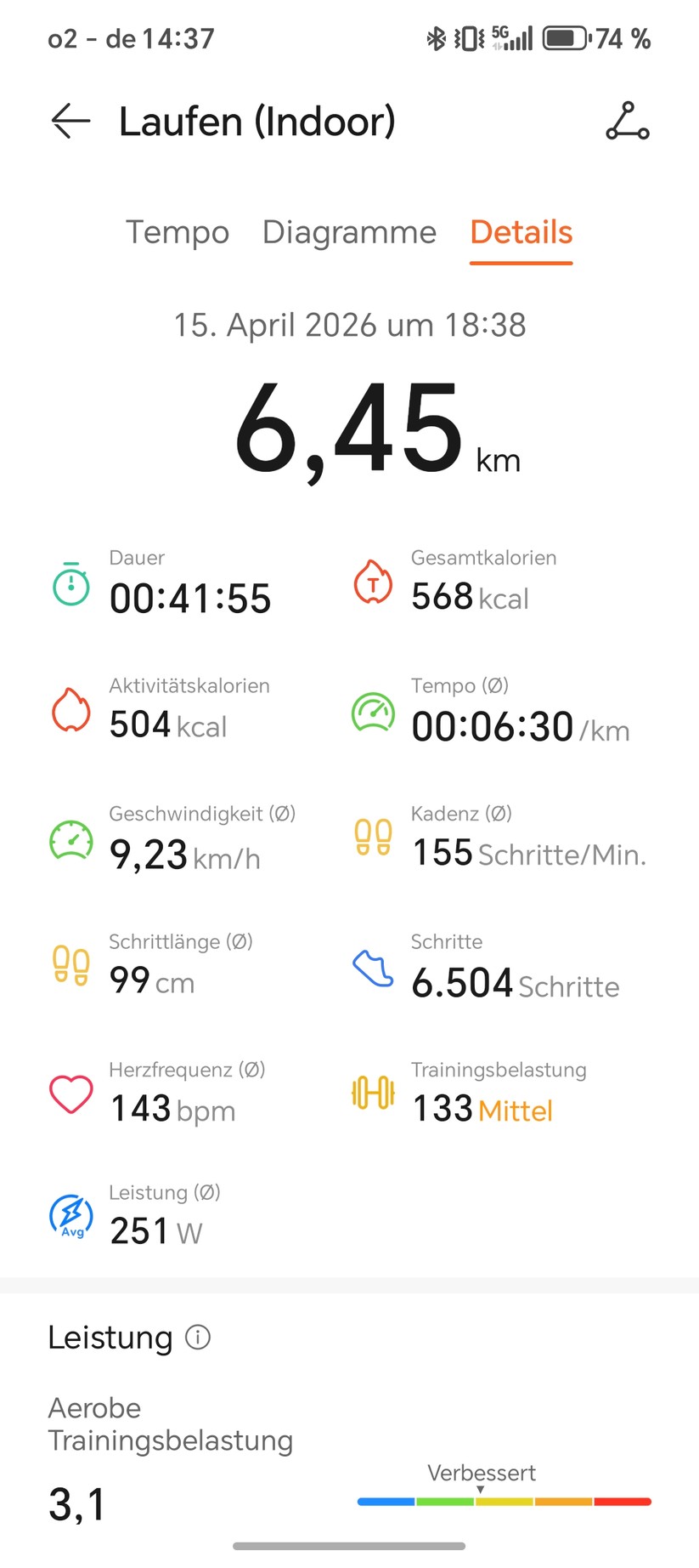 Huawei Watch Fit 5 Pro - Health App