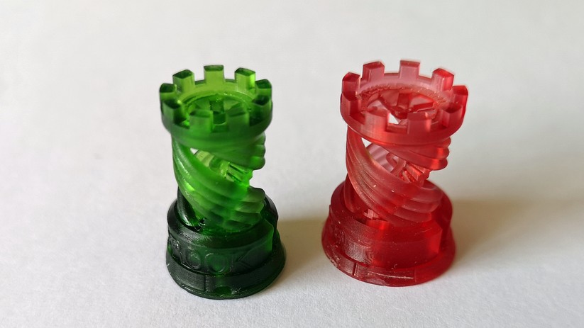 Hier wurde beim Ändern der Größe in der Slicing-Software geschlampt.