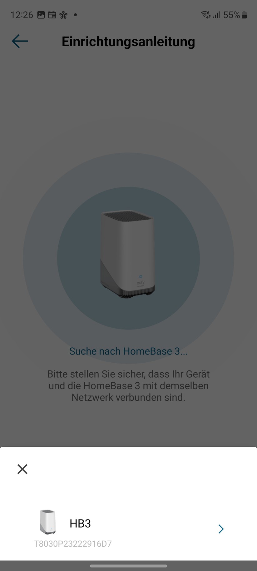 Eufy Wall Light Cam S100: Koppelung mit Home Base S380