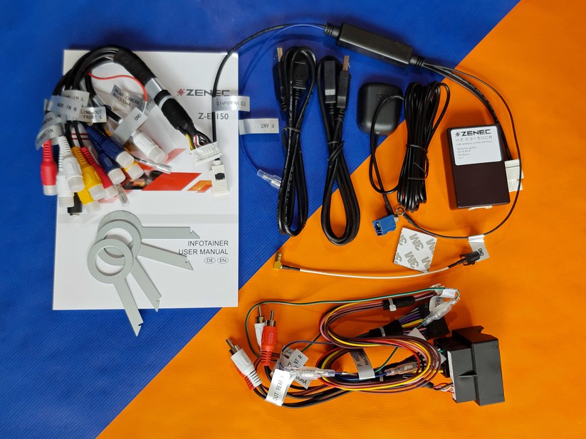 Viele Funktionen benötigen viele Kabel.