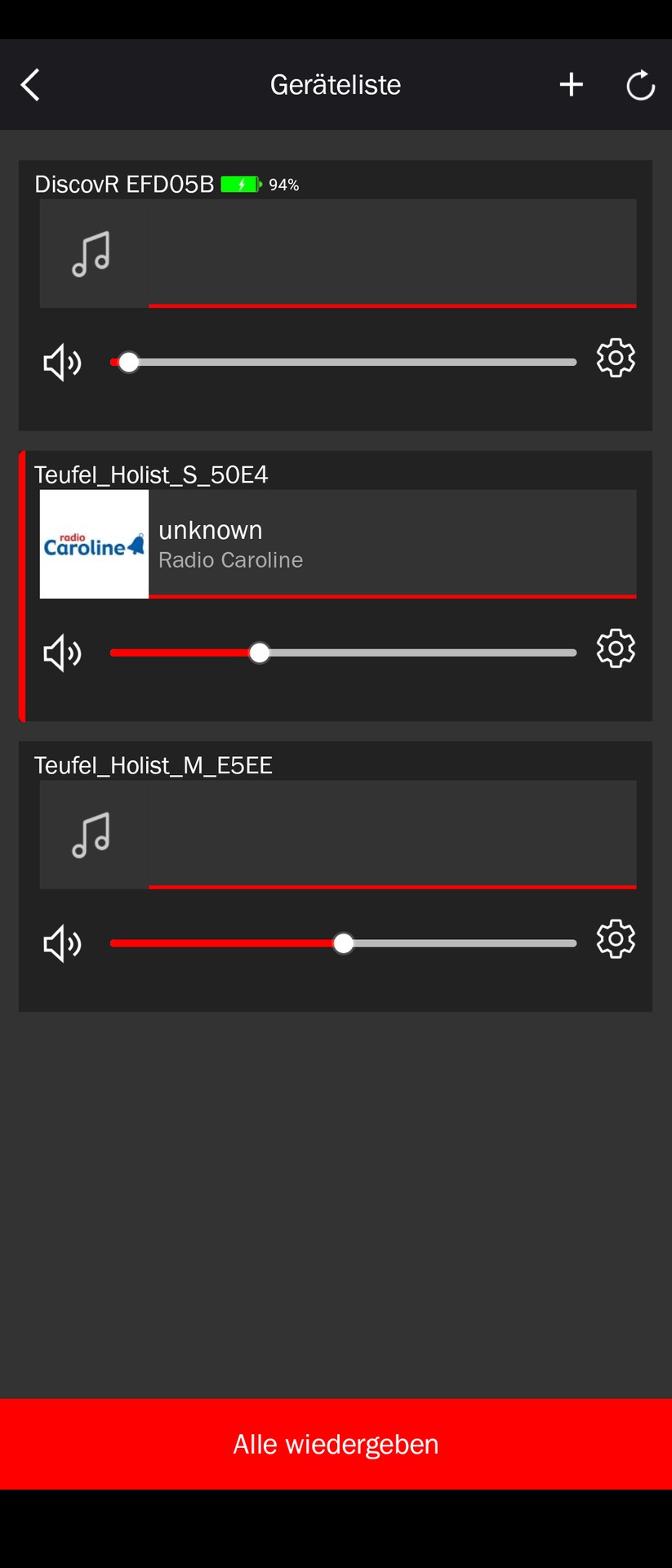Teufel Holist M - Bilder App