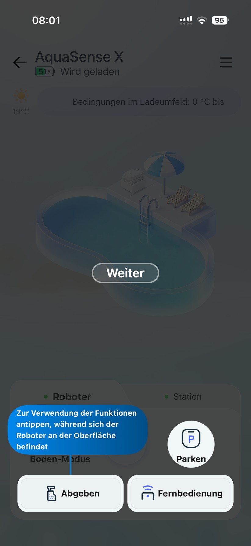 Beatbot Aquasense X - Bilder App