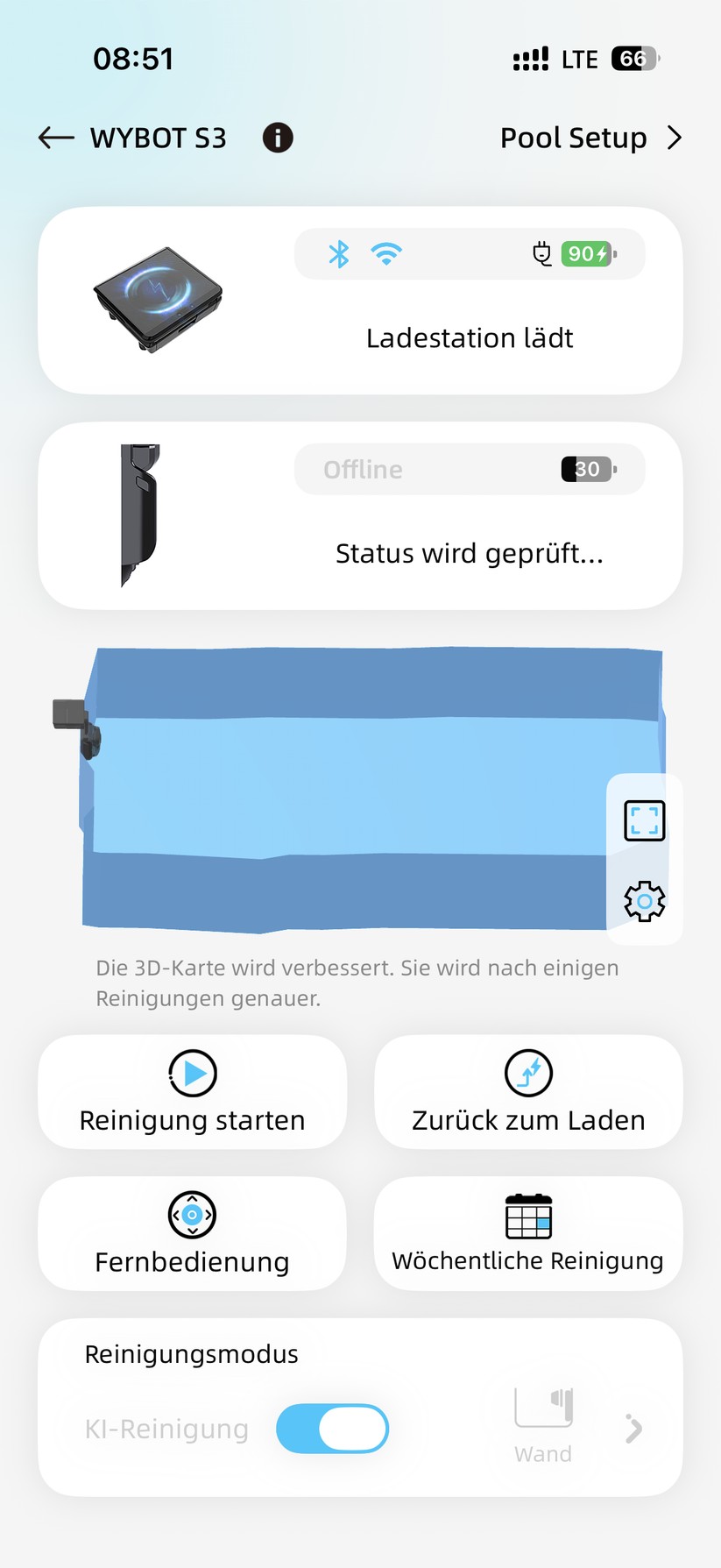 Wybot S3 - Bilder App