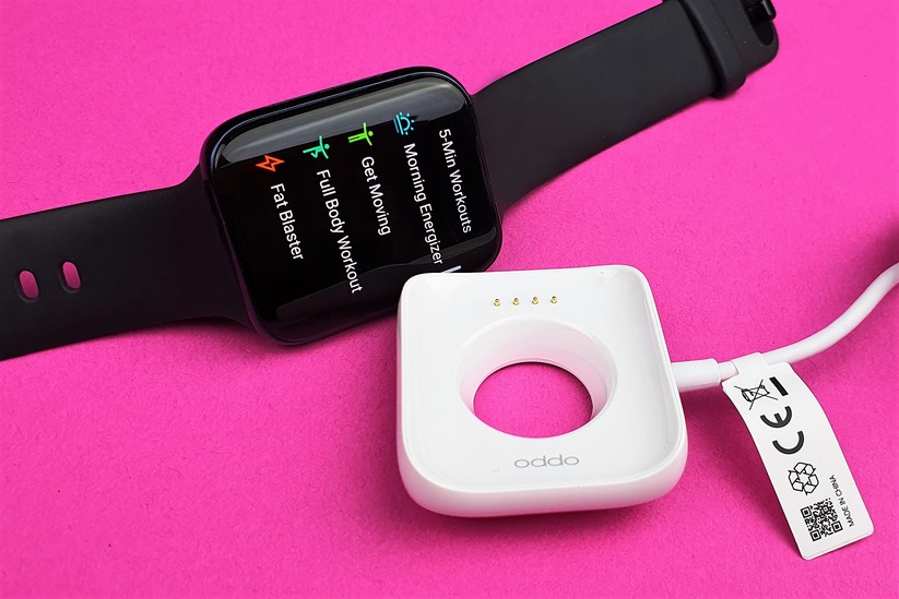 Schnelllader: Nach nicht mal einer Stunde hat der 430 mAh starke Akku der Oppo Watch wieder seine volle Kapazität erreicht.