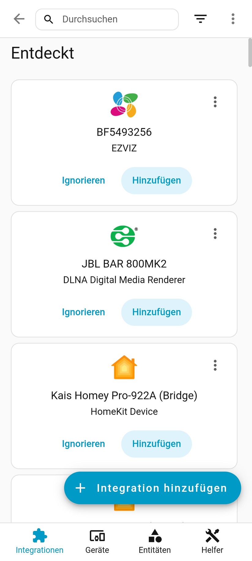 Die JBL Bar 800MK2 kann man auch unter Home Assistant als Medienabspielgerät verwenden