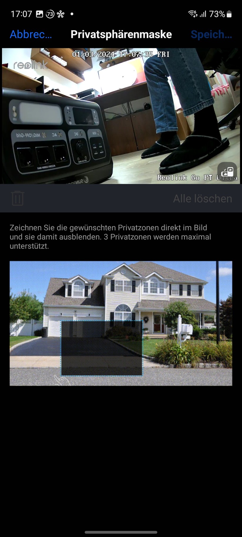 Reolink Go PT Ultra: Einrichtung und Einstellung mit mobiler App