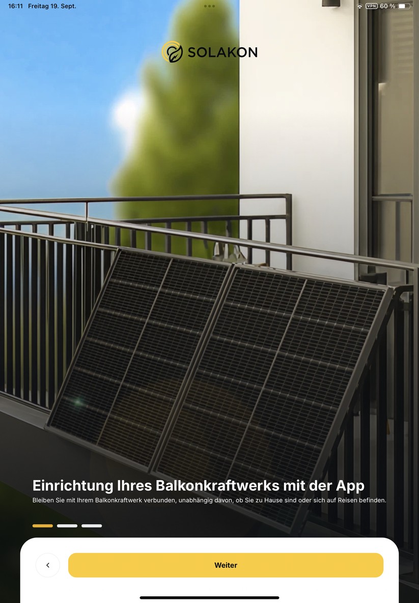 Solakon One: Inbetriebnahme mit Solakon-App