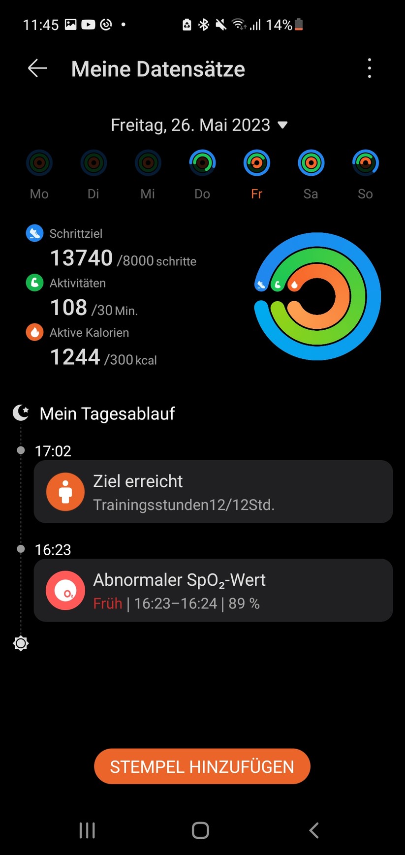 Honor Band 7 – App-Screenshots