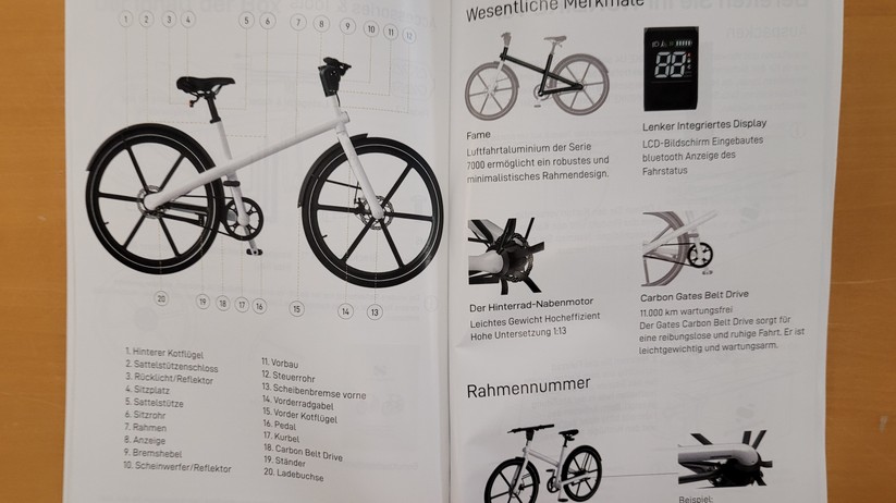 Honbike Uni 4: Lieferumfang und Aufbau
