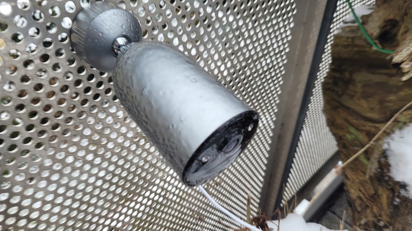 Ezviz EB3 trotzt während der Testperiode Eisregen, Schneefall und tiefe Temperaturen von bis zu -10° Celsius.