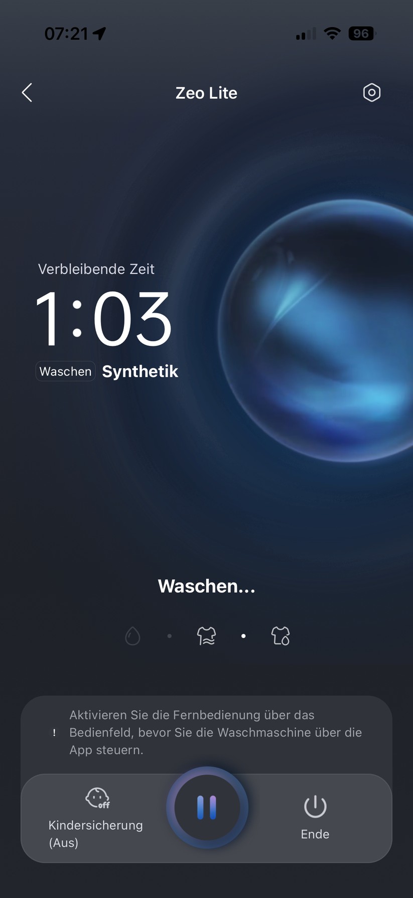 Roborock Zeo Lite - App