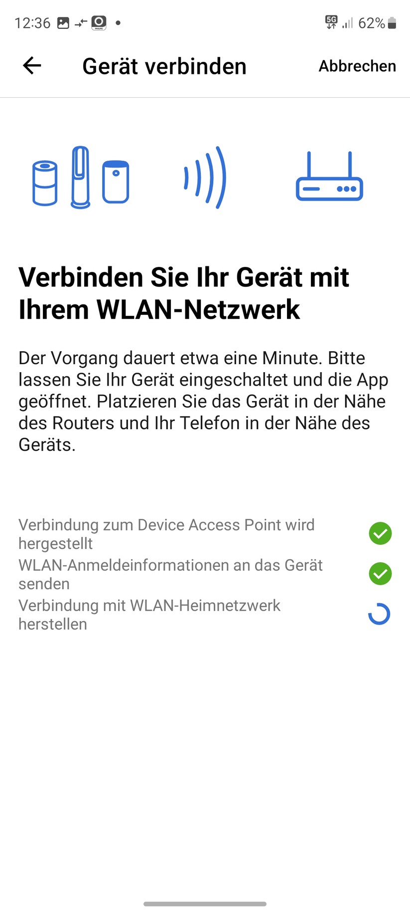  Einrichtung mit App Air+