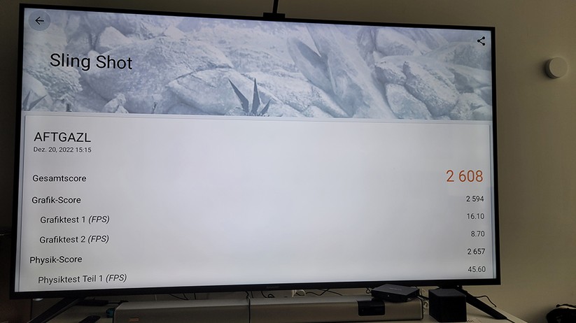 Fire TV Cube 2022: Benchmarks (3D Mark)