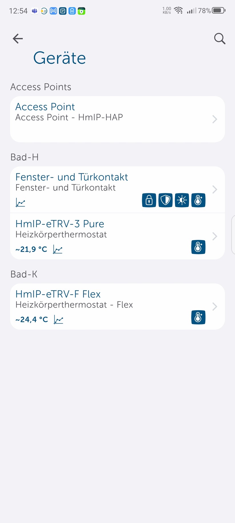  Einstellungen, Heizpläne, Automatisierung mit Fenstersensor