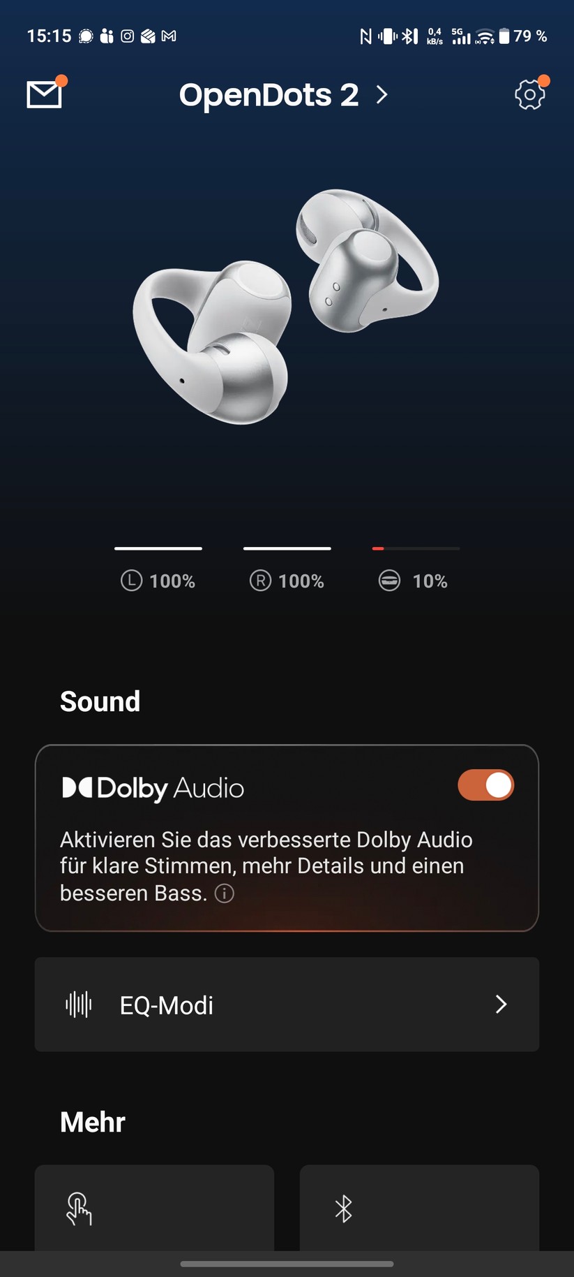 Shokz Opendots 2 Screenshot