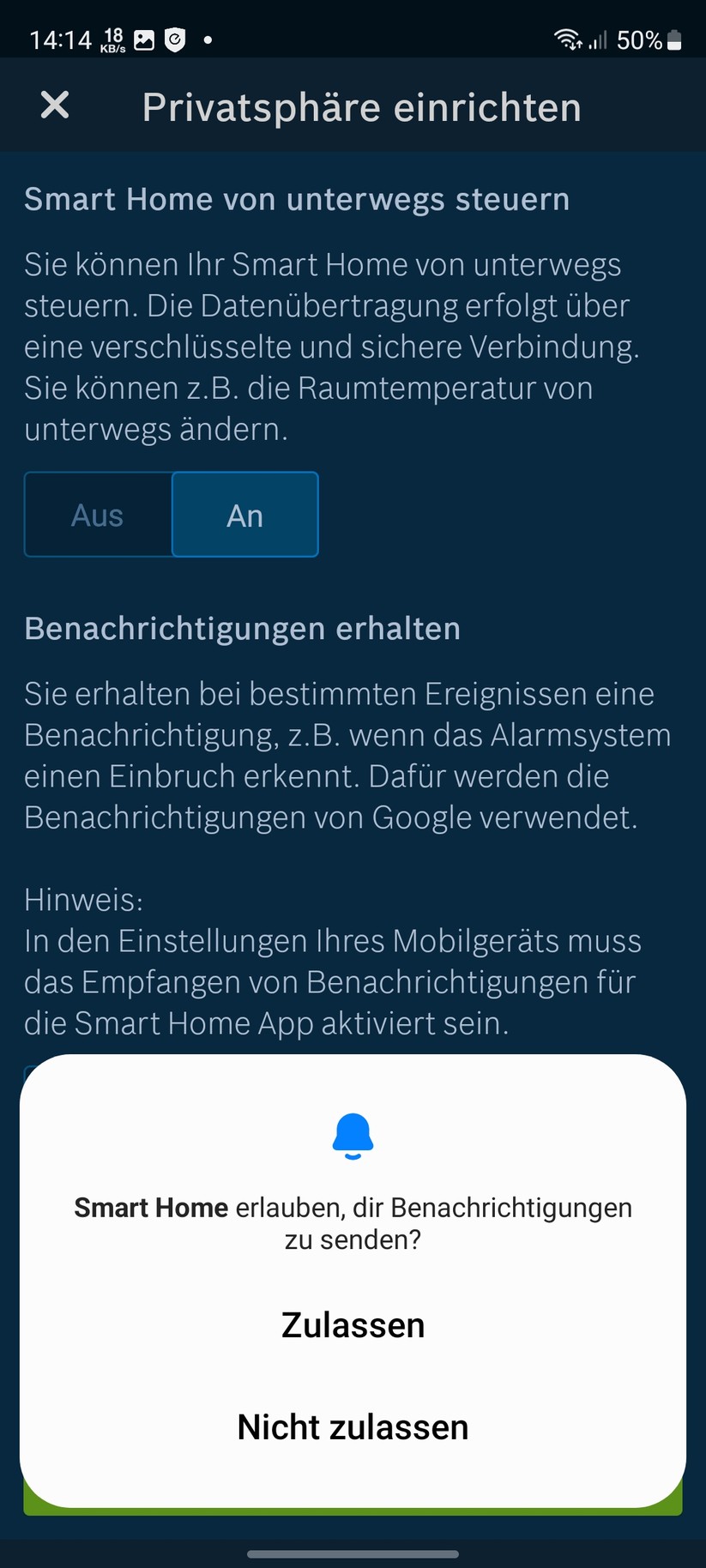 Bosch Heizkörper-Thermostat II: App