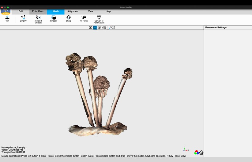 Revopoint Mini Scanergebnisse
