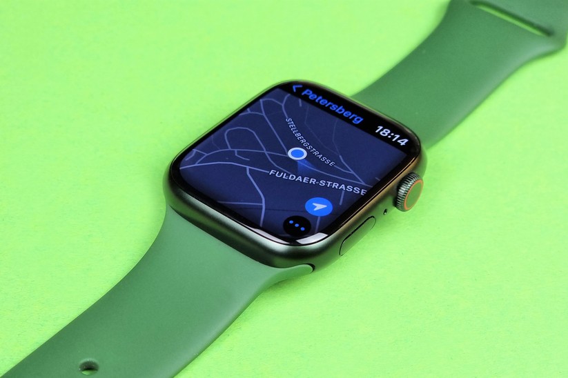 Apple Watch Series 7: Bei Bedarf fungiert die smarte Uhr  als Navi.